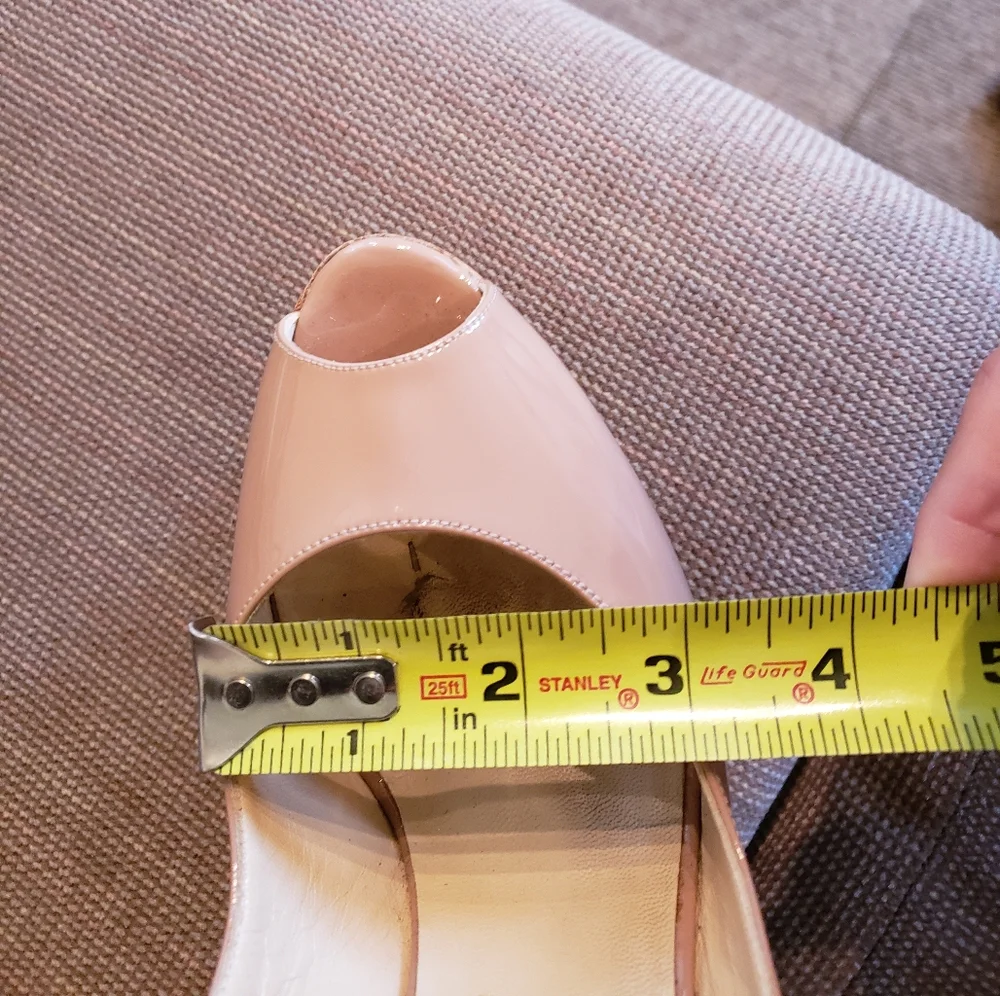 Christian Louboutin Nude Wedges - Picture 5 of 9